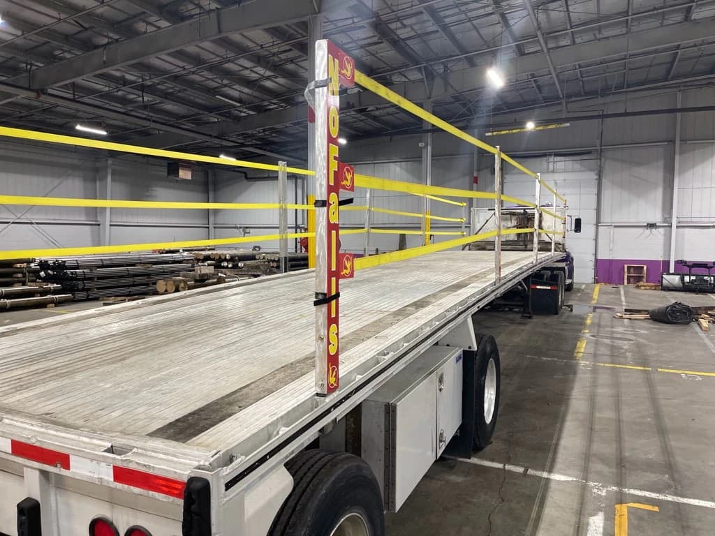 Flatbed Trailer Fall Prevention Systems